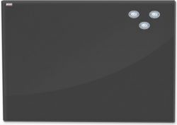 Доска стеклянная магнино-маркерная 60x80 черная 2 х 3