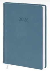 Ежедневник карманный 2026 Poligrafist Vivella дымчато-синий А6