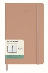  Щотижневик Moleskine 2024 середній коричневий