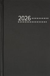 Ежедневник датированный 2026 Buromax ZEST A5 черный