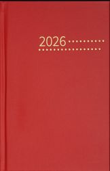 Ежедневник датированный 2026 Buromax ZEST A5 красный